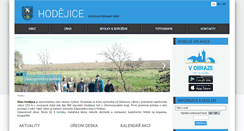 Desktop Screenshot of hodejice.cz