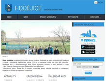 Tablet Screenshot of hodejice.cz